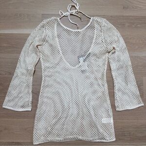 VIX - AVERY SHORT COVER UP - OFF WHITE - SIZE LARGE